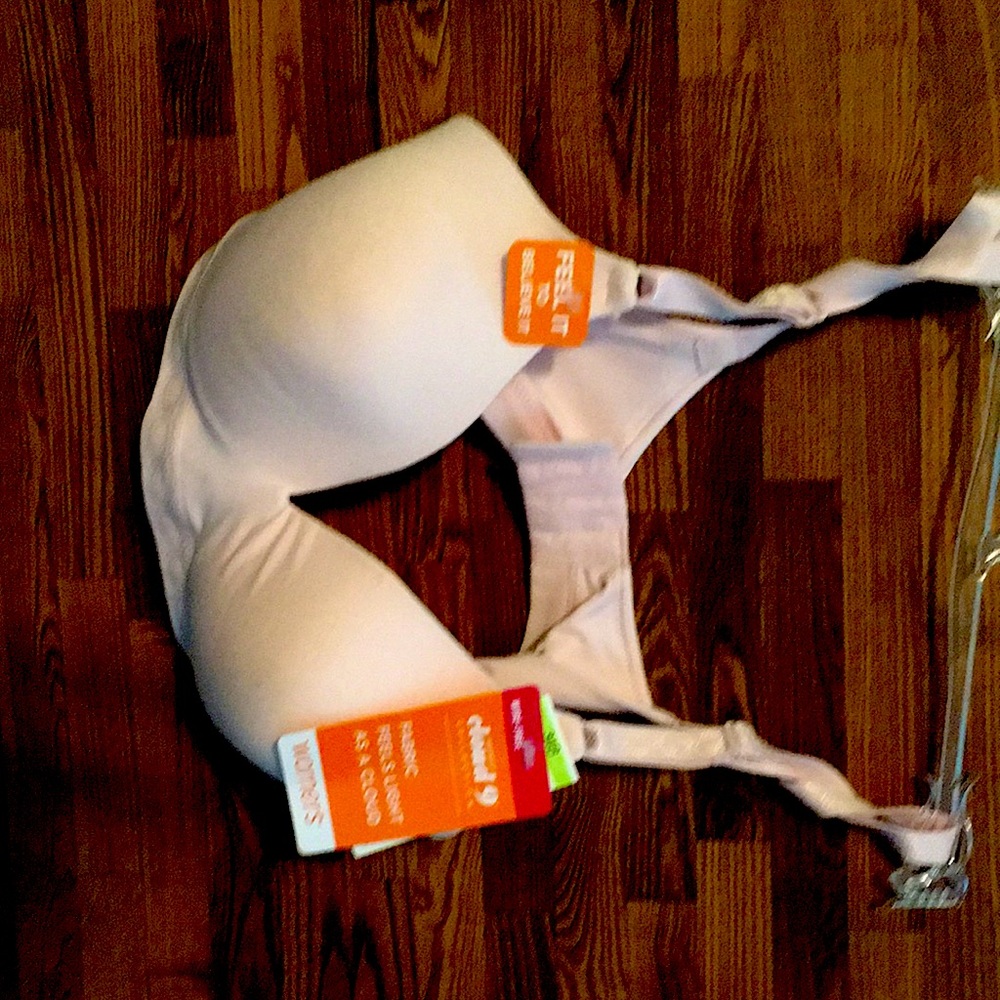 Very pale Light pink 34B Warner’s Cloud9 Wireless Bra NWT